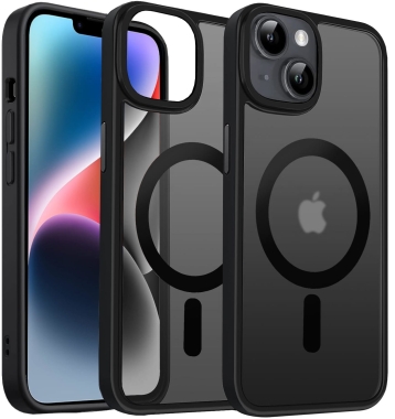 Etui MATTE CASE BIG CUT do iPhone 13 do iphone 14 WZMACNIANE do MAGSAFE