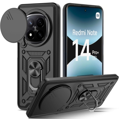 Etui Slide Ring Case  do Xiaomi Redmi Note 14 Pro Plus 5G