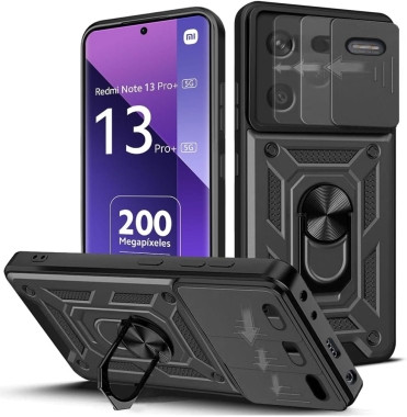 Etui Slide Ring Case  do Xiaomi Redmi Note 13 Pro Plus 5G